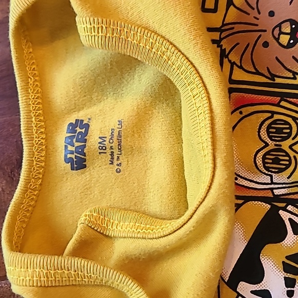 πHost Pπ Bundle of Girls STAR WARS Short Sleeves Onesies: Leia,R2D2, Chewbacca - Picture 11 of 15